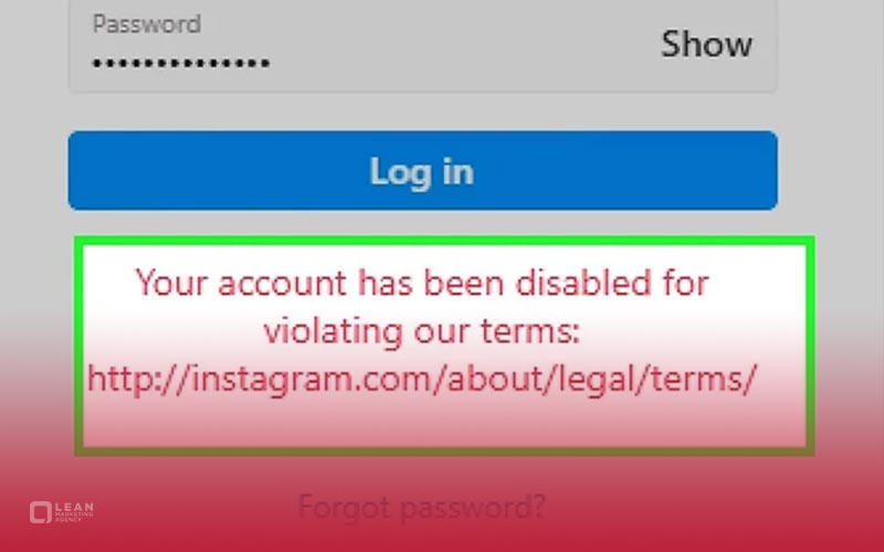 Restoring deactivated Instagram page 5
